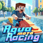 Aqua Moto Racing Slot Game Art